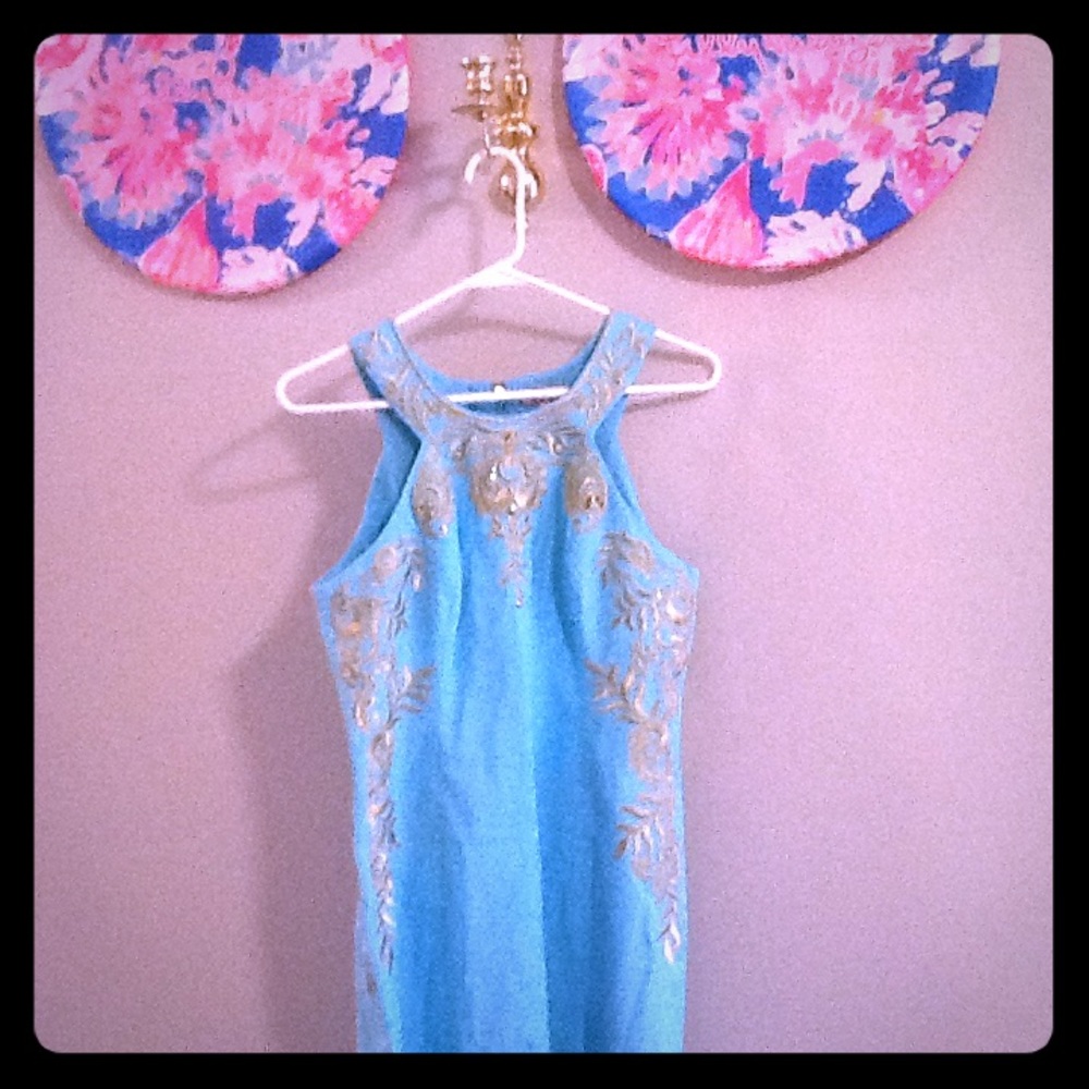 Lilly Pulitzer Tina Stretch Sheath Dress.